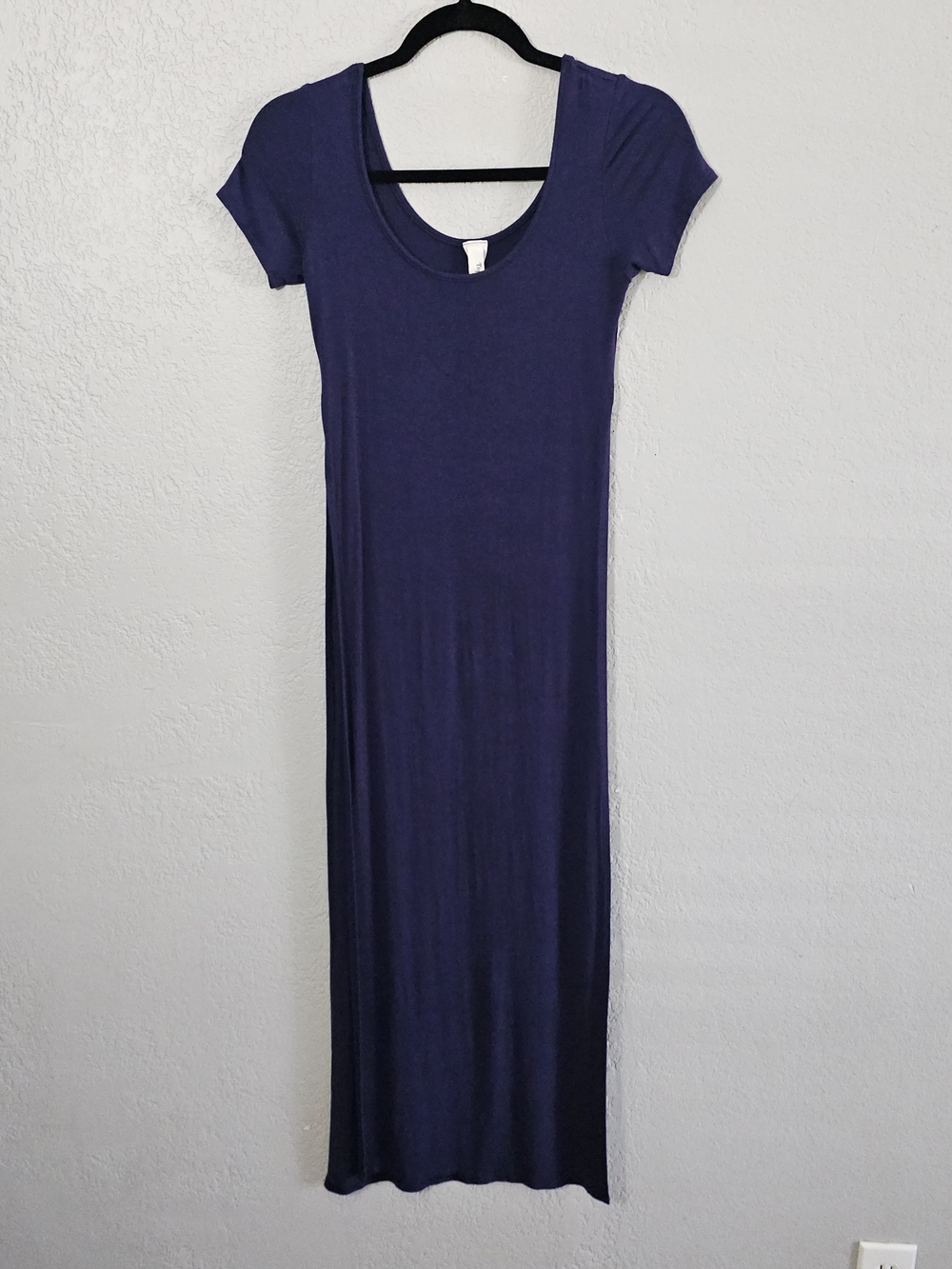 Topping Classic Short Sleeve Split Slit Maxi Evening Dress Womens Small - Picture 3 of 8